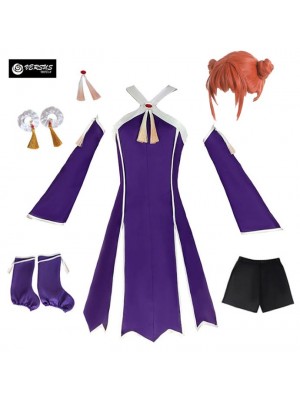 Vestito Cosplay Carnevale Anime Halloween Laufen Costume Dress Wig BEYOND07